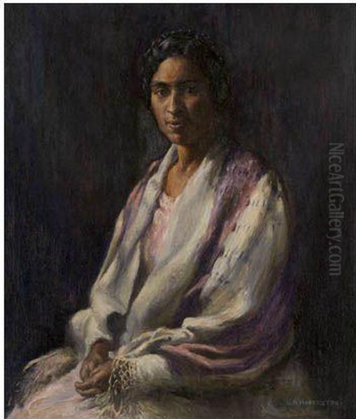 Miss Bailey With The African Shawl - view 1