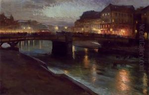 Abendstimmung Am Donau Canal