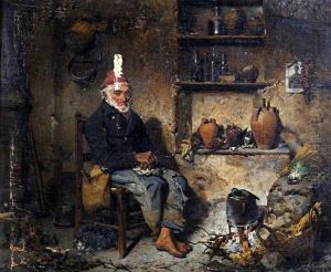 A "pot Au-feu" In Capri by William Owen Harling