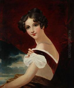 Portrait Of A Lady by George Henry Harlow