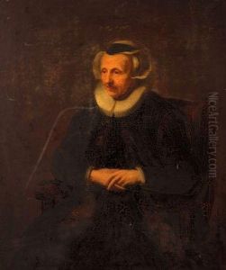 Portrait Of An Old Lady Wearing Lace Ruff