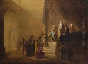 Scena Biblica by Harmenszoon van Rijn Rembrandt
