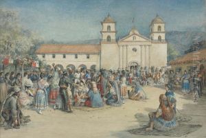 The Santa Barbara Mission by Alexander F. Harmer
