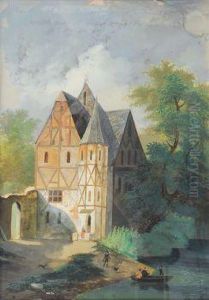 Schlos An Einem Flus Schlos An Einem Flus