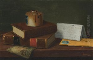 Still Life With Letter To Mr. William Taggart, Esq. by William Michael Harnett