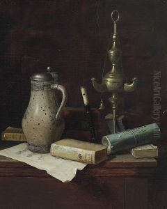 A Bachelor's Friends by William Michael Harnett