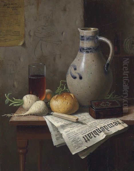 Still Life With Jug And Newspaper - view 1