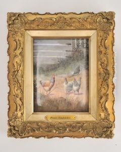 "chickens In A Barnyard"