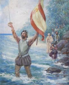 Balboa Discovering The Pacific