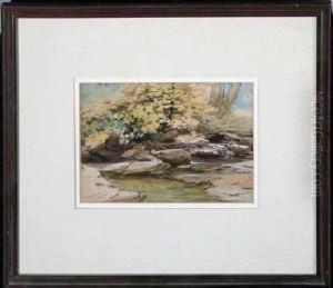 A Rocky River Bed by Thomas Harper