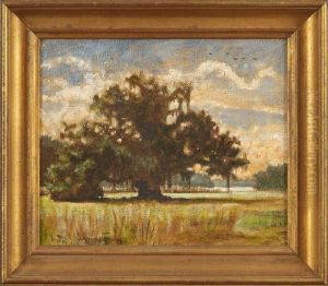 "landscape With A Live Oak Tree" by Charles Harrington