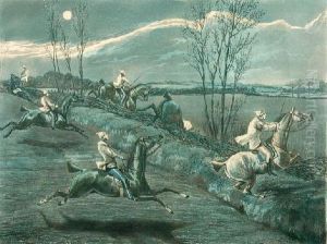 The First Steeple Chase On Record by J. Harris