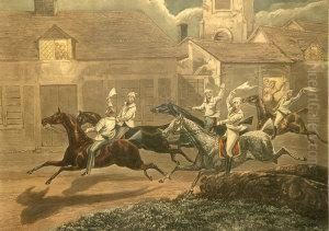 The First Steeple-chase On Record. by John Ii Harris
