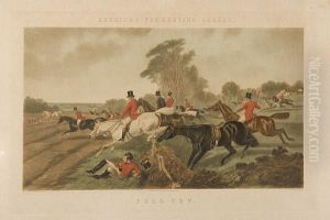 Herrings Fox-hunting Scenes by John Ii Harris