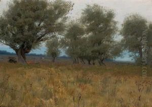 Olive Trees by Alexander Thomas Harrison