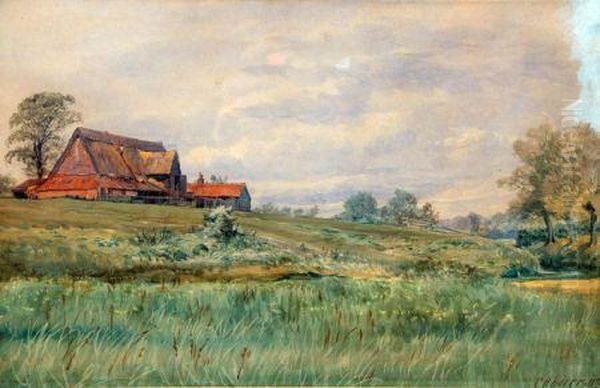 Water Meadows And Old Barn, Barsham - view 1