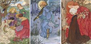 Illustrations For Christina Rossetti's Goblin Market (threeillustrated) by Emma Florence Harrison