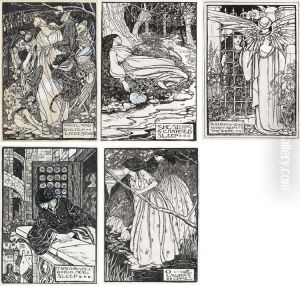 Illustrations For Poems Of Christina Rossetti (fiveillustrated) by Emma Florence Harrison