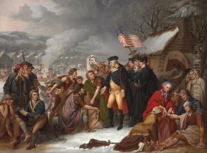 George Washington At Valley Forge by Tompkins Harrison Matteson