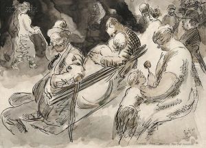 Central Park - Waiting For The Concert by Pop Hart