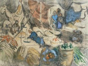 Vegetable Market, Marrakesh, Morocco by Pop Hart