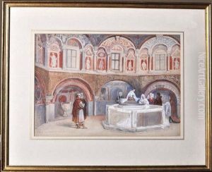 The Baptistery, Ravenna by Solomon Alexander Hart