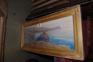 West Country Coastal View by Sydney E. Hart