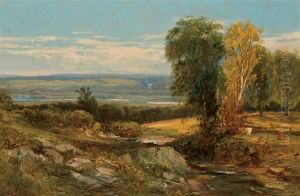 Hudson River Landscape by William M. Hart