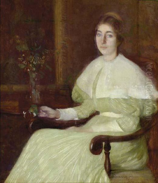 Portrait Of Adeline Pond Adams Seated In An Interior - view 1