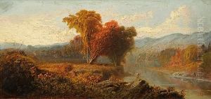 Hudson River Valley by William Howard Hart