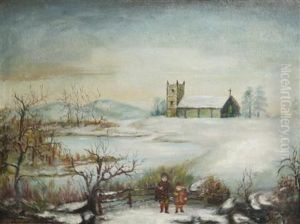 Winter Landscape by William Howard Hart