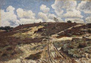Heidehugel Bei Bardowick by Hans Hartig