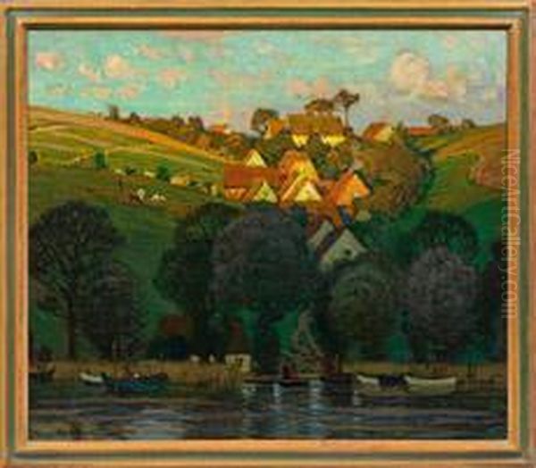 Impressionistischeflusslandschaft - view 1
