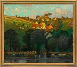 Impressionistischeflusslandschaft by Hans Hartig