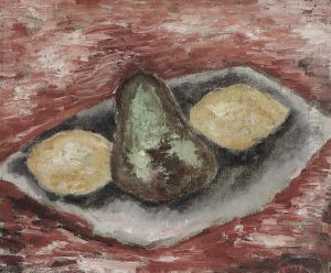 Lemons And Pear by Marsden Hartley