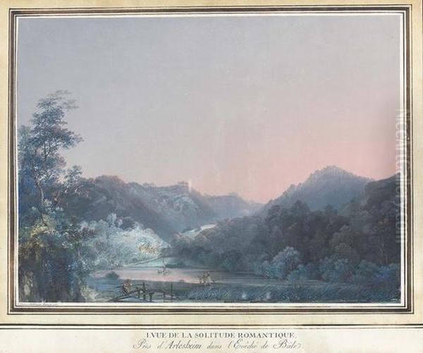 "i. Vue De La Solitude Romantique,/pres D'arlesheim...". - view 1