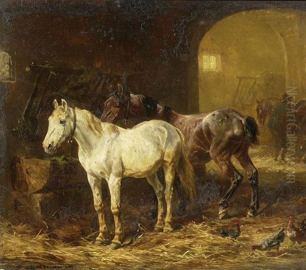 Horse In Stall - view 1