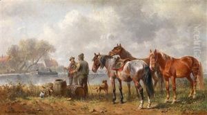 Warten Auf Die Uberfuhr by Ludwig Hartmann