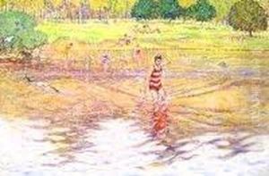 Boys Bathing In The Stream
