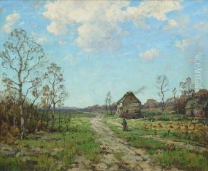 ''a Back Road - Wassaic, New York'' by Walter C. Hartson