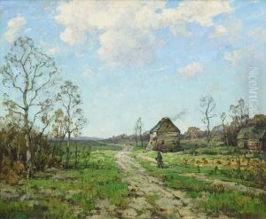 ''a Back Road'' Wassaic, New York by Walter C. Hartson