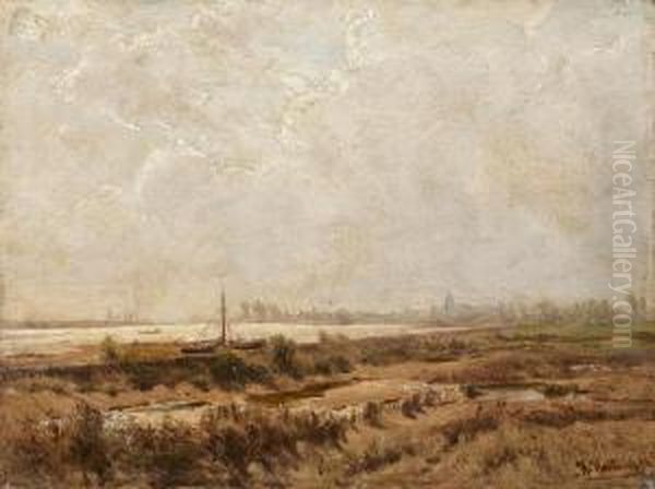 Der Rhein Bei Neuss - view 1