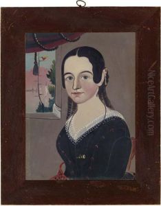 Portrait Of A Young Woman By A Window