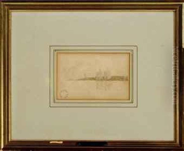 A Schooner In A Calm - view 1