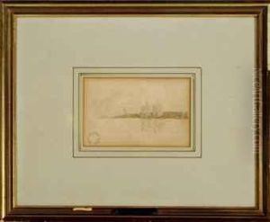 A Schooner In A Calm by George Wainwright Harvey