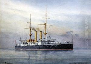 Hms Royal Sovereign by George Wainwright Harvey