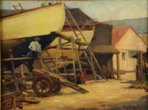 The Boatyard by Harvey Harold