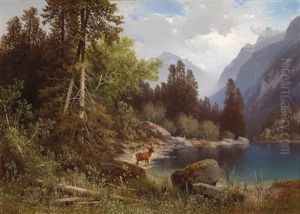 The Blue Lake by Carl Hasch