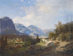 Paesaggio Nel Tirolo by Carl Hasch