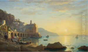 Sunset Along The Amalfi Coast